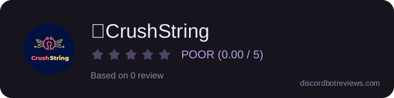 Rating widget preview for ✨CrushString
