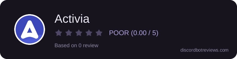 Rating widget preview for Activia