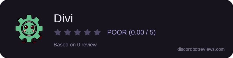 Rating widget preview for Divi