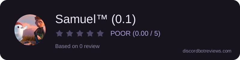 Rating banner for Samuel™ (0.1)