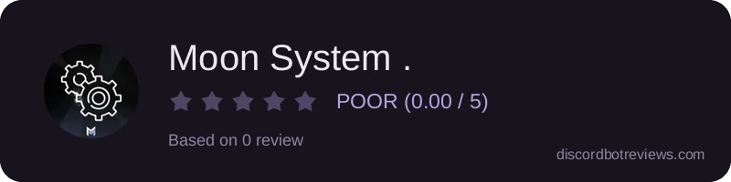 Rating banner for Moon System .