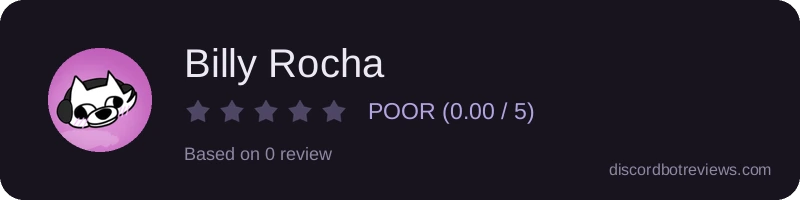 Rating banner for Billy Rocha