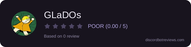 Rating widget preview for GLaDOs