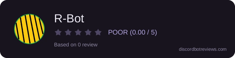 Rating widget preview for R-Bot