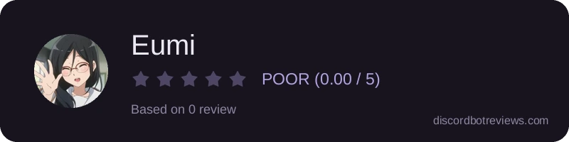 Rating widget preview for Eumi