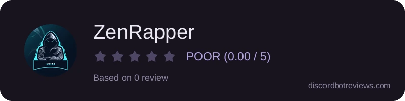 Rating banner for ZenRapper
