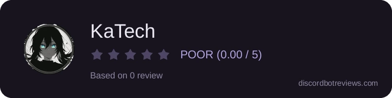 Rating widget preview for KaTech