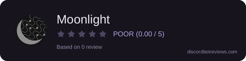 Rating widget preview for Moonlight
