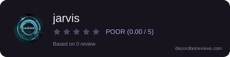 Rating widget preview for jarvis