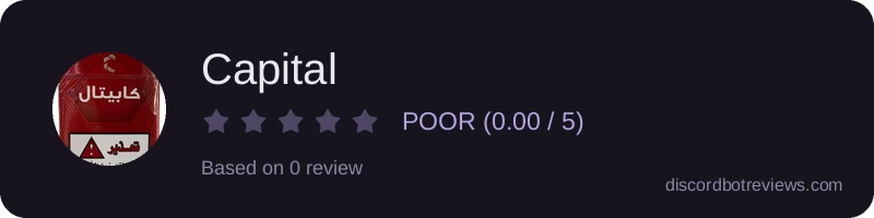 Rating widget preview for Capital