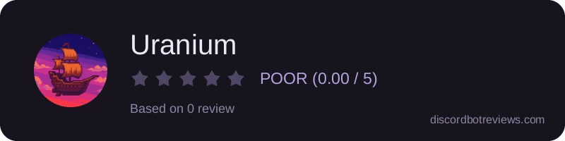 Rating widget preview for Uranium