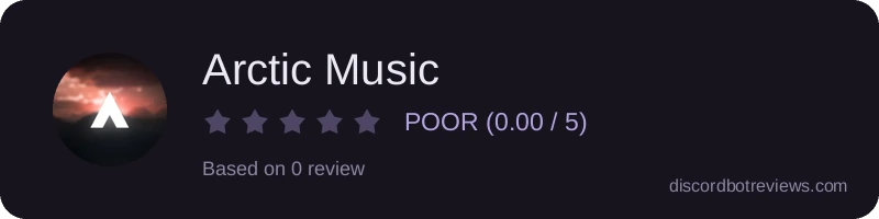 Rating widget preview for Arctic Music