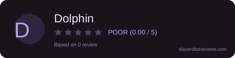 Rating widget preview for Dolphin