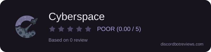 Rating widget preview for Cyberspace
