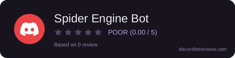 Rating banner for Spider Engine Bot