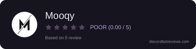 Rating widget preview for Mooqy