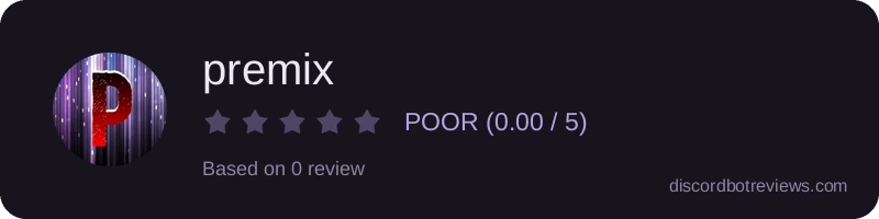 Rating widget preview for premix