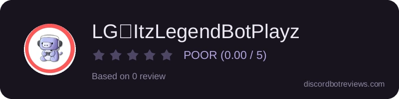 Rating widget preview for LG又ItzLegendBotPlayz