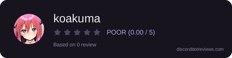 Rating banner for koakuma