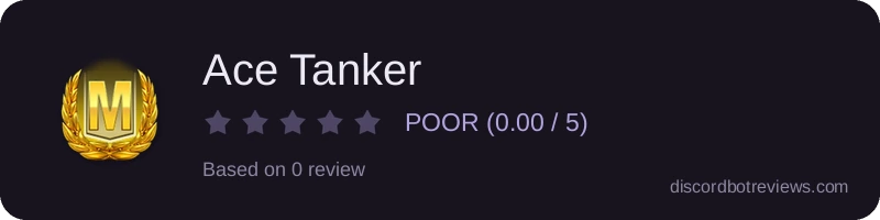 Rating widget preview for Ace Tanker