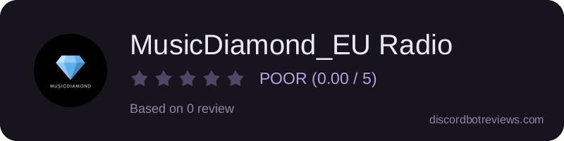 Rating banner for MusicDiamond_EU Radio