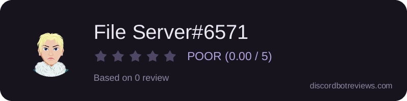Rating widget preview for File Server#6571