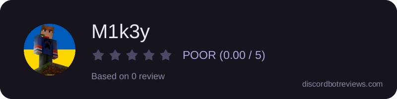 Rating widget preview for M1k3y