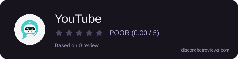Rating widget preview for YouTube