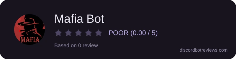 Rating banner for Mafia Bot