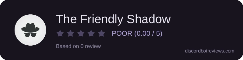 Rating widget preview for The Friendly Shadow