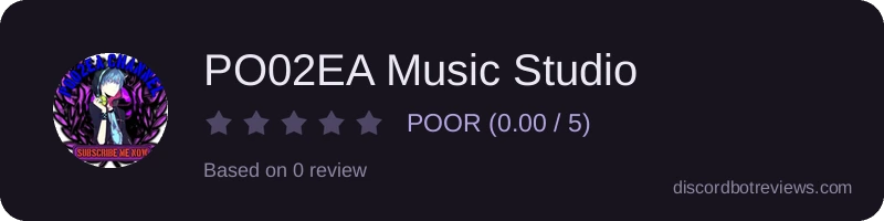 Rating widget preview for PO02EA Music Studio