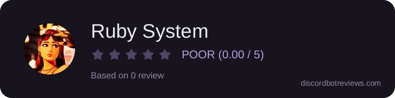 Rating banner for Ruby System