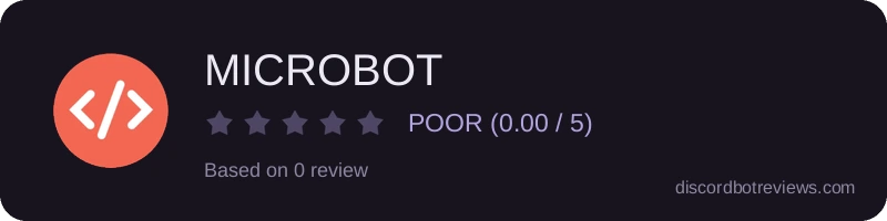 Rating widget preview for MICROBOT