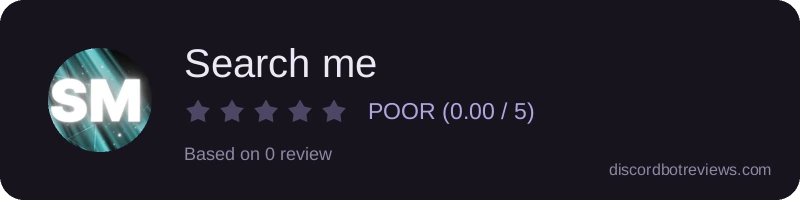 Rating widget preview for Search me