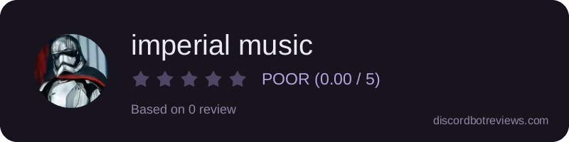 Rating widget preview for imperial music