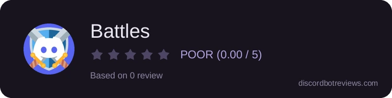Rating widget preview for Battles