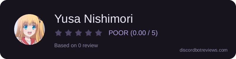 Rating widget preview for Yusa Nishimori