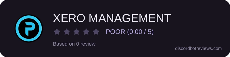 Rating banner for XERO MANAGEMENT