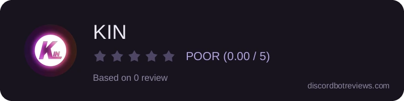 Rating widget preview for KIN