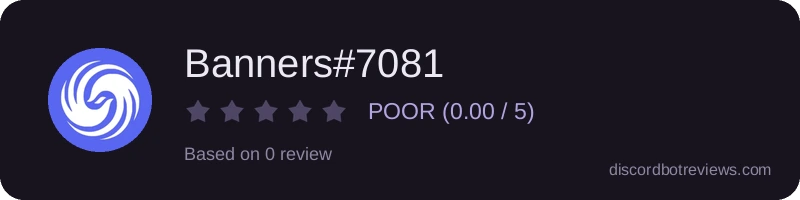 Rating widget preview for Banners#7081
