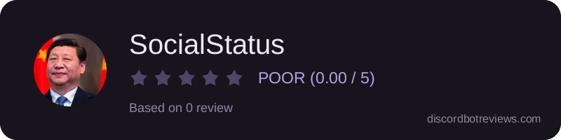 Rating widget preview for SocialStatus