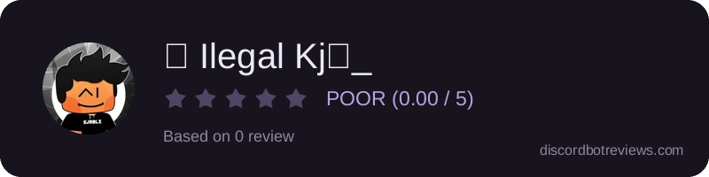 Rating widget preview for 💀 Ilegal Kj💀_