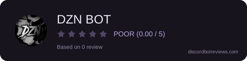 Rating banner for DZN BOT