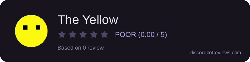 Rating widget preview for The Yellow