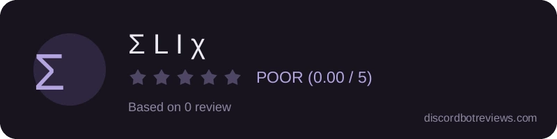 Rating widget preview for Σ L I χ