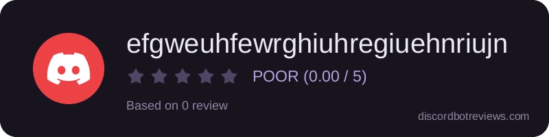 Rating widget preview for efgweuhfewrghiuhregiuehnriujn