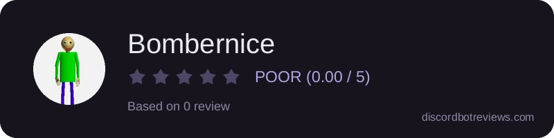 Rating banner for Bombernice
