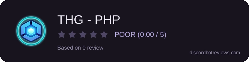 Rating widget preview for THG - PHP