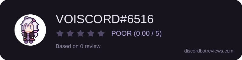 Rating widget preview for VOISCORD#6516