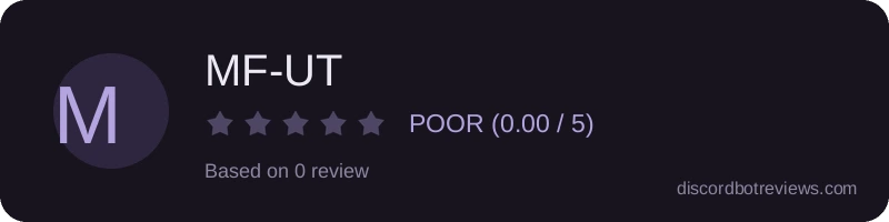 Rating widget preview for MF-UT